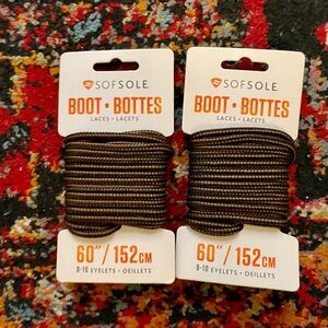 SofSole Boot Laces 60" NWOT